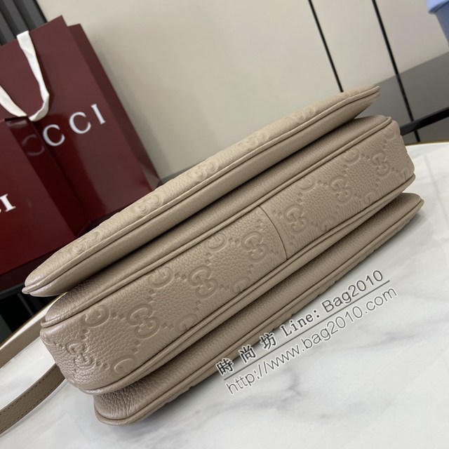 Gucci專櫃古馳最新款Emblem系列小號肩背包鏈條女包 jh2854型號：815263
